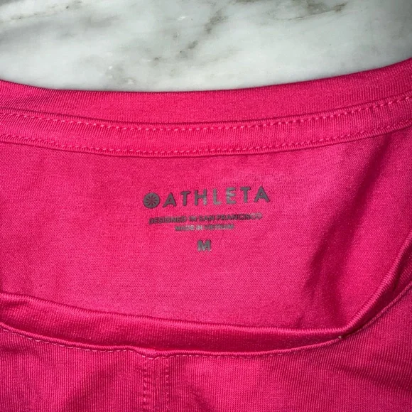 Women's Bright Pink Long-Sleeve Twist Front Top - Picture 2 of 4